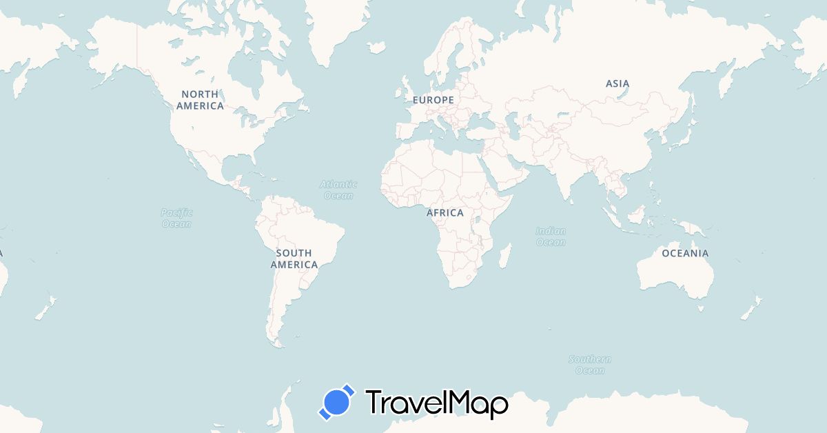 TravelMap itinerary: driving, bus, plane, cycling, train, hiking, boat, hitchhiking, motorbike, métro, taxi / shared car, tuk-tuk in China, India, Kyrgyzstan, Kazakhstan, Laos, Myanmar (Burma), Nepal, Thailand, Vietnam (Asia)