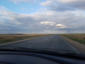 En stop : entre Amankaragaj et Astana